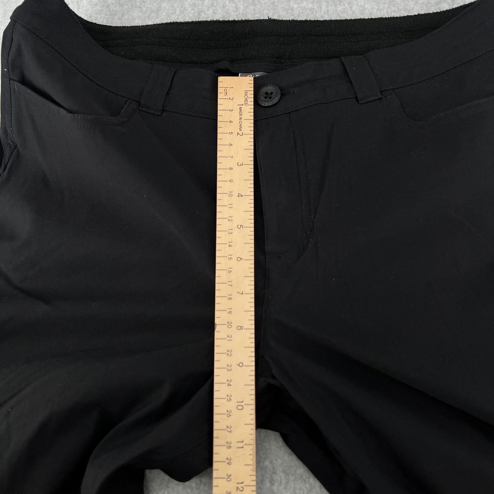 Eddie Bauer Guide Pro Fleece Lined Pants Womens 10 Black D3261024 Hiking Outdoor - Picture 5 of 12